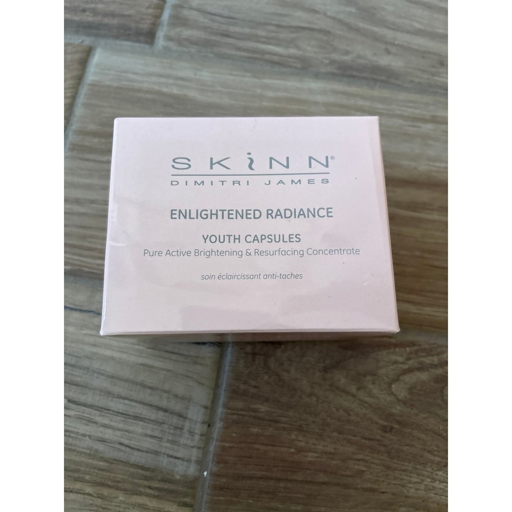 Skinn Dimitri James Cosmetics Enlightened Radiance Youth Capsules new open box